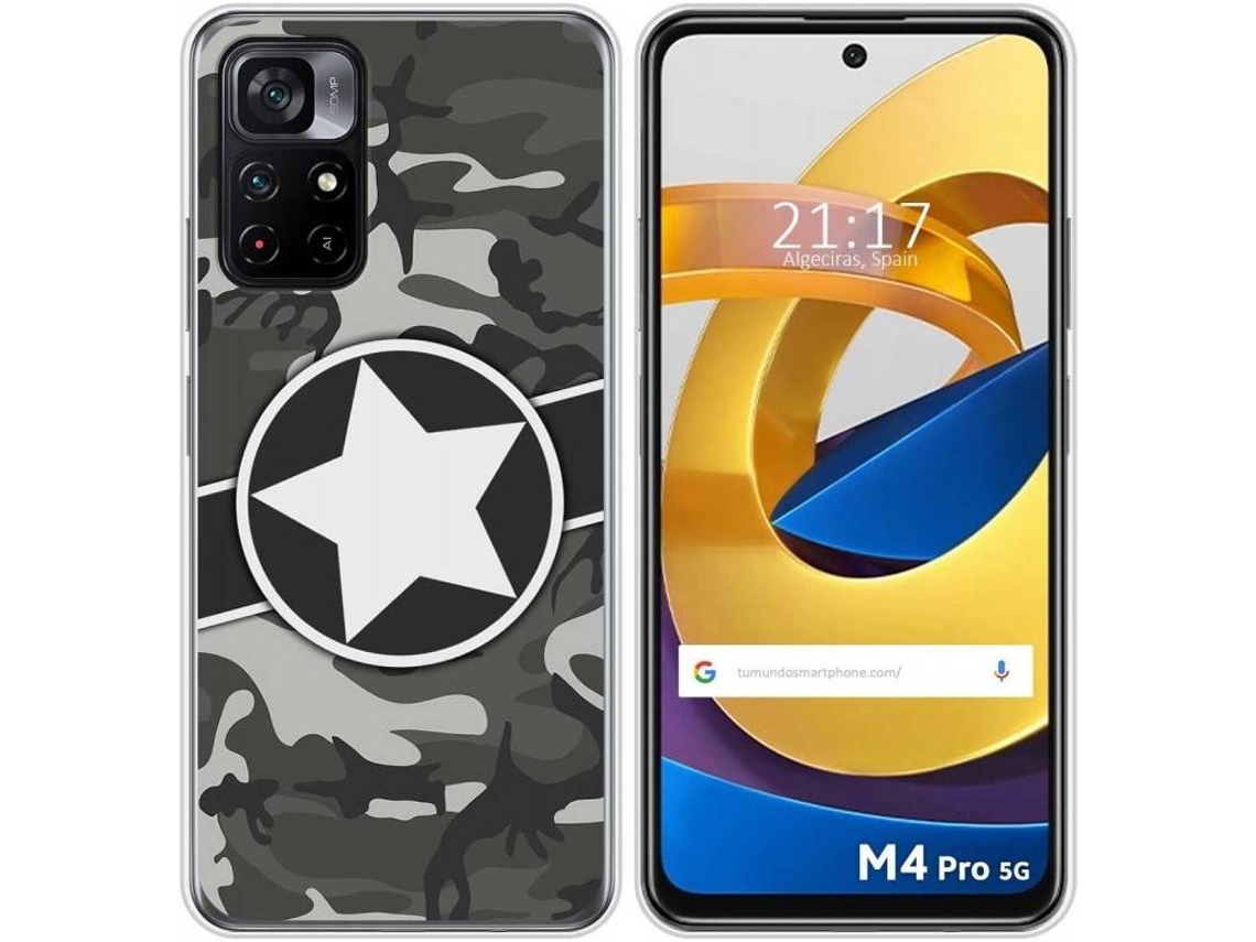 Capa Xiaomi POCO M4 Pro 5G TUMUNDOSMARTPHONE Camuflagem 02 Multicor