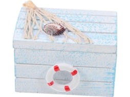 Caixa De Joias Em Estilo Mediterrâneo, Organizador Retrô Para Brincos E Anéis, Caixa Decorativa Para Guardar Joias Em Gokoco