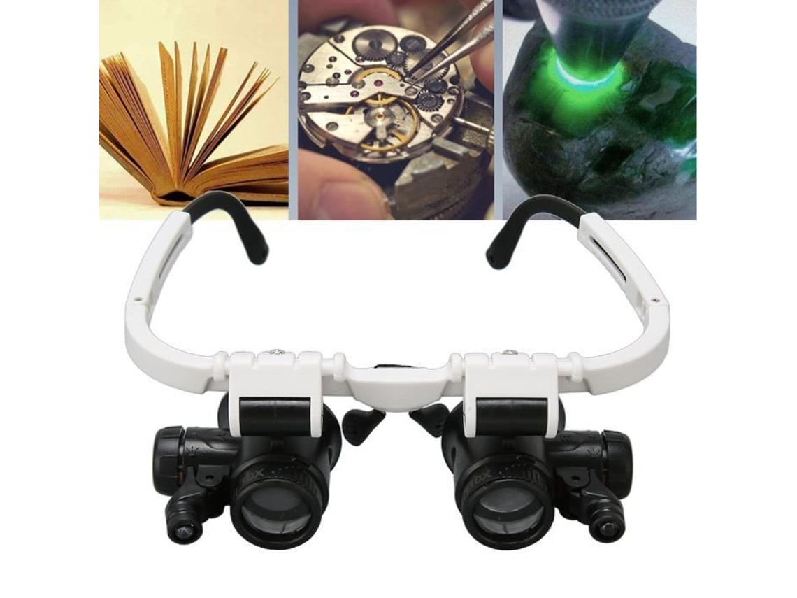 Lupa de bandana com luz LED para conserto de relógios e óculos - YOSOO YOSOO