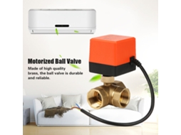 Laxiscreed Válvula De Comando Três Vias Em Latão Dn25 G1 Para Ar Condicionado, 220v Ac