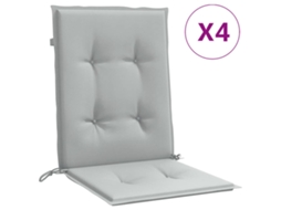 Lowback Chair Cushion, Lowback Chair Cushions Vidaxl Cinzeto Tecido (100 X 50 X 4 Cm)