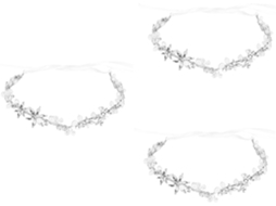 Conjunto De 3 Acessórios De Cabelo Modernos Para Noivas Com Strass Prateados, Ideais Para Casamentos E Noivados.