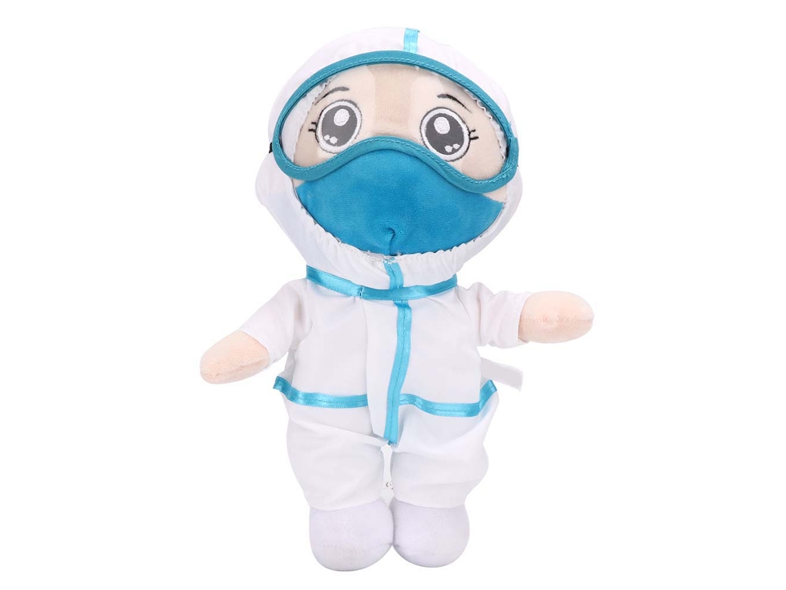 Doctor Doll Plush Toy 25cm Highly Simulation Soft Doctor Gift