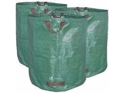 Sacos De Jardim Extra Leves Para Armazenamento, Tecido Resistente, 272 Litros , Arco Flexível, Fácil De Carregar Para Grama, Solo, Galhos (72 Galões)