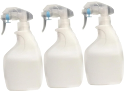 Conjunto De 3 Frascos De Spray De Plástico Com Borrifador Recarregável Para Cosméticos E Design.