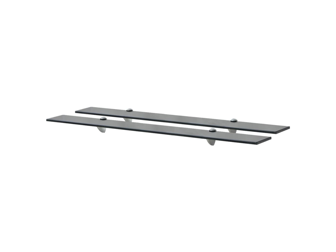 Floating Shelf, Floating Shelves Vidaxl Preto Vidro (90 X 20 Cm)
