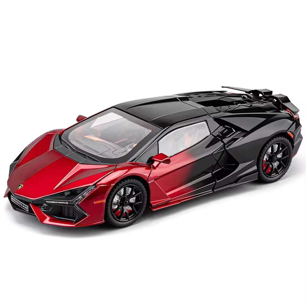 (vermelho) Miniatura De Carro Lamborghini Em Liga De Latão Na Escala 1:24