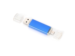 Pen Drive LAXISCREED Usb 2 em 1 64g Azul