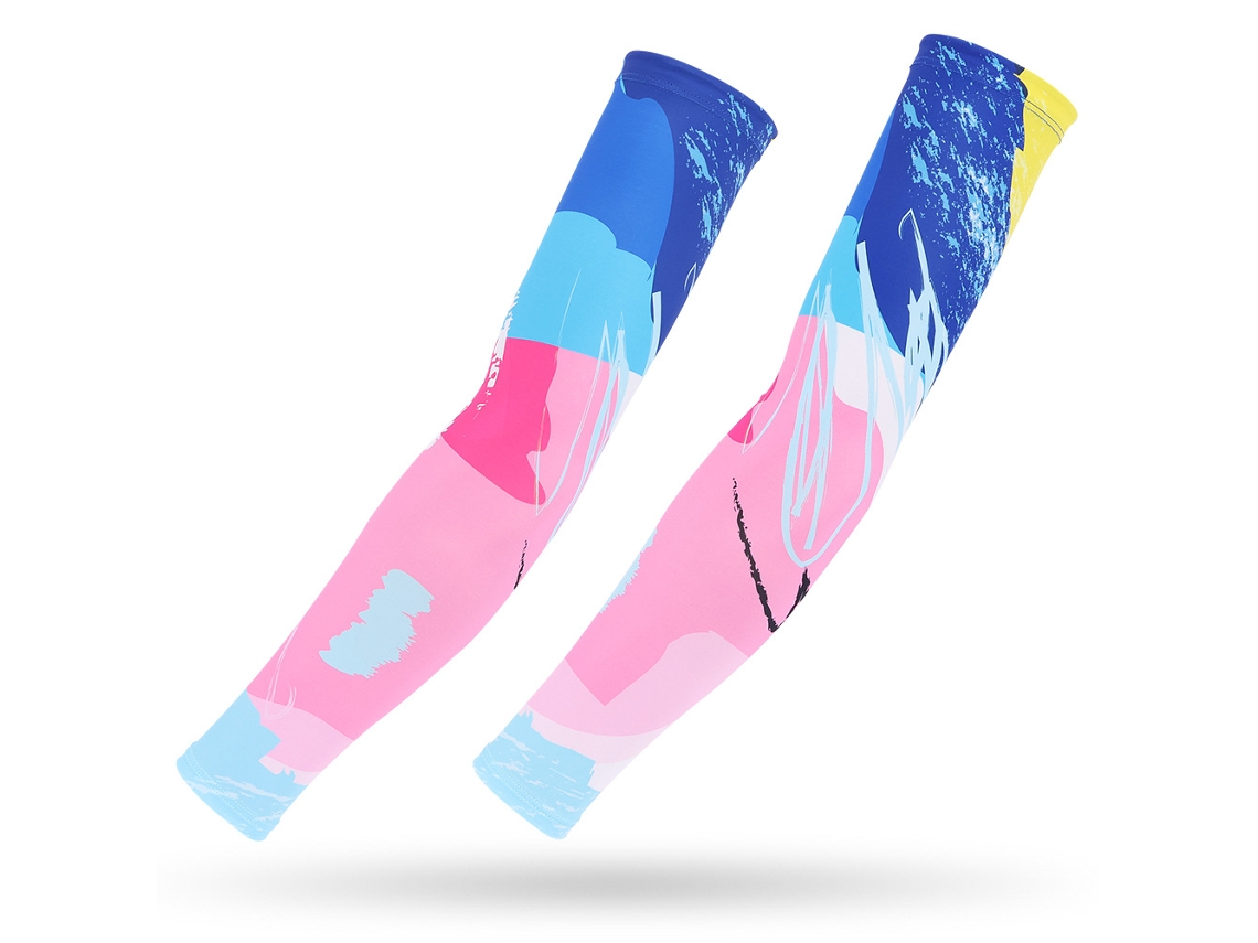 Mangas De Seda Gelada Yuysan Com Antiderrapante De Silicone Colorido, Ideais Para Ciclismo, Pesca E Desportos Ao Ar Livre.