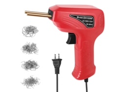 Kit De Reparo De Fendas De Painéis Com Soldador De Plástico Portátil, Stapler Quente E Luz Led