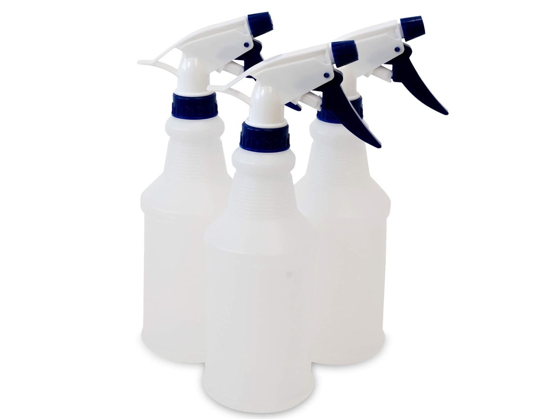 Conjunto De 3 Frascos Spray Recarregáveis Para Óleo E Azeite, Em Plástico, 473 Ml, 16 Oz, Para Limpeza Doméstica