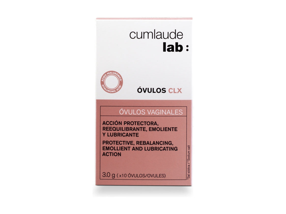 Creme de Rosto CUMLAUDE LAB Óvulos Clx Vaginais Cumlaude (10 Unidades)