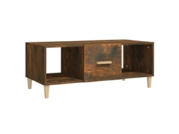 Mesa de Centro MAISON EXCLUSIVE em Derivados Madeira Carvalho Fumado (102x50x40 cm)