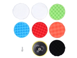 Kit De 9 Piezas De Esponjas De Pulido Y Lijado De 150 Mm Para Coches Y Barcos, Herramientas De Limpieza