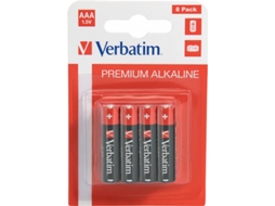 Pilha VERBATIM Bateria Descartável Aaa 49502