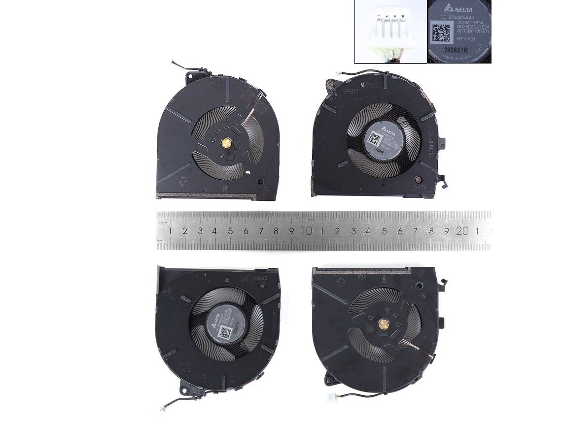 Ventilador para laptop HP ZBook Studio G9 de 16 polegadas HSN 152C (Lr.org)