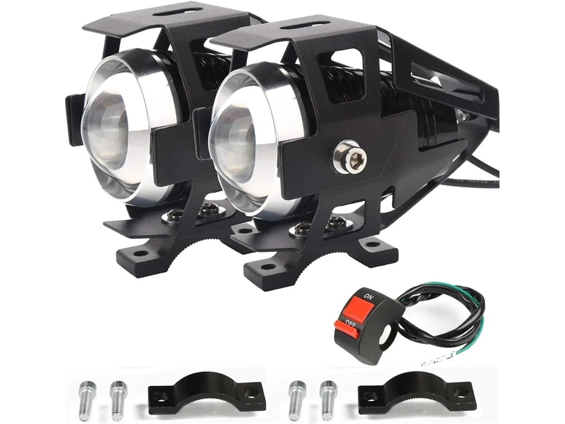 Farol de Neblina para Motocicleta Blackbird Cbr1100xx Msx 125 X Motocicletas Honda Adventure Fácil Instalação