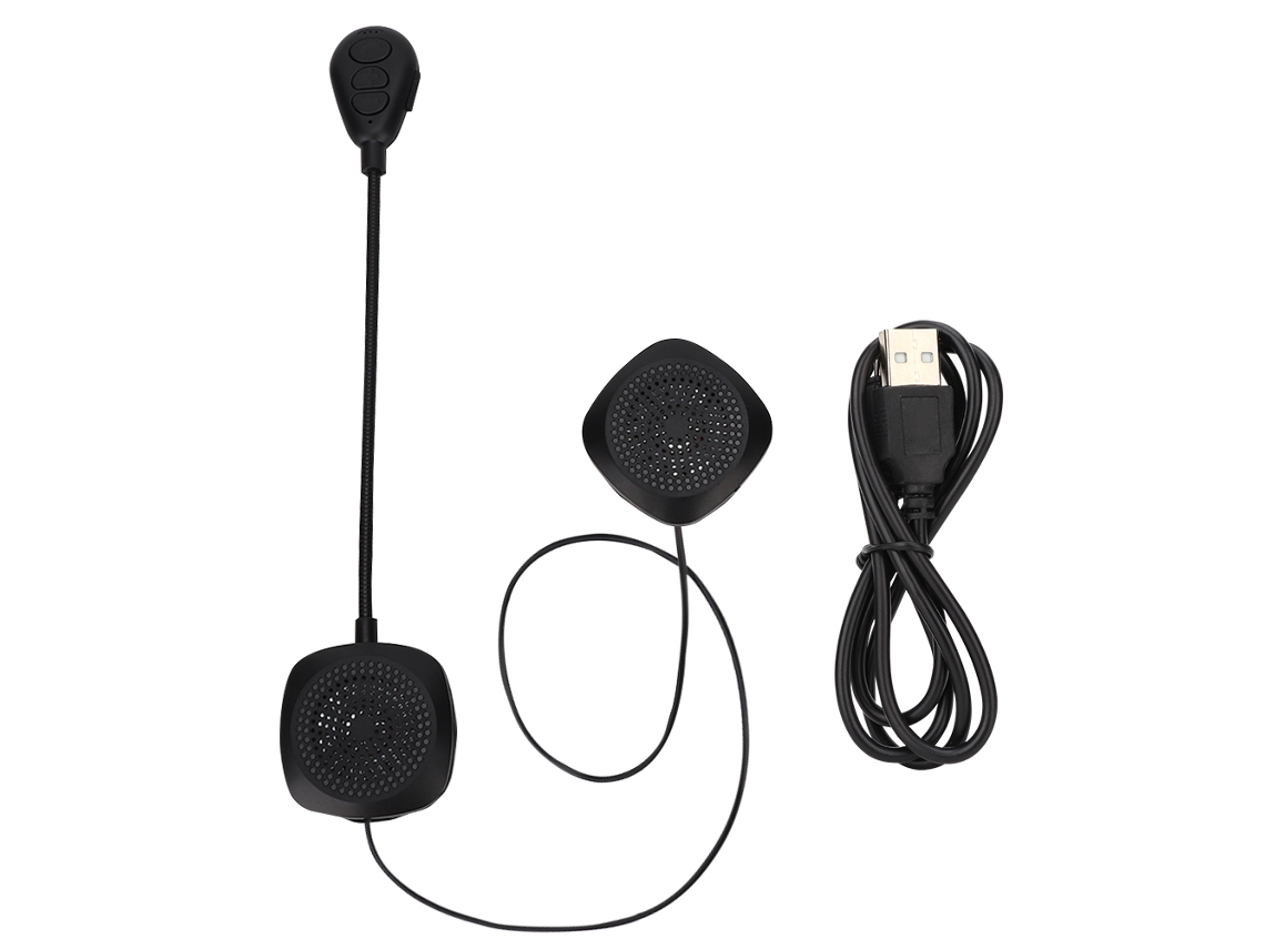 Fone De Ouvido Bluetooth 5.0 Para Capacete Moto À Prova D'água Com Resposta Automática Mh05