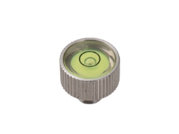Screw Metal Bubble Level Universal Horizontal Bubble Level 1/4 Inch Screw Installation High Precision Level Circular Bubble LAXISCREED