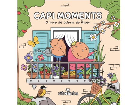 Livro Capi Moments O Livro De Colorir Do River De Editora Vitrola (português Do Brasil)