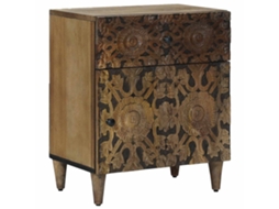 Vidaxl Gabinete De Cama Com Gaveta Castanho 50 X 33 X 60 Cm
