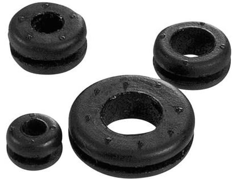 Grampo de entrada de cabo Lappkabel Ø 6 mm borracha de cloropreno preta colante La 6 100 peças (61713550) (máx.)