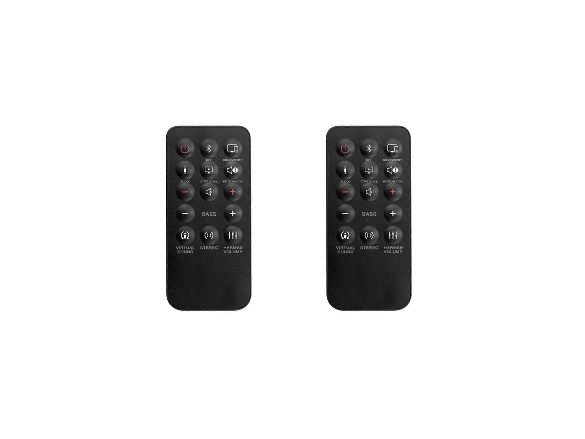 2 Controles Remotos De Substituição Para A Barra De Som Jbl Cinema Soundbar Sb250