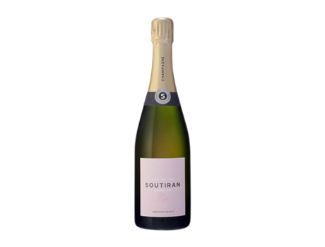 Espumante rosé SOUTIRAN Rosé Grand Cru Champanhe (0.75 L - 1 Unidade)