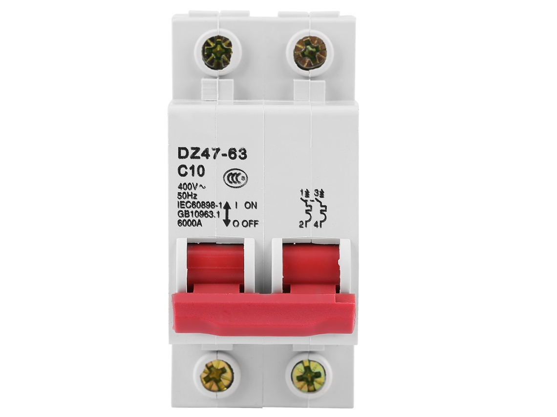 Laxiscreed Disjuntor Miniatura 10a 400v Para Proteção Elétrica Confiável