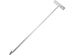 Gancho De Aço Galvanizado Branco 50 Cm Com Formato Em T Reforçado Para