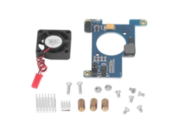 Placa de Expansão de Rede Poe com Módulo de Controle para Raspberry Pi 4b 3b+ 3b 2b