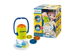 Lanterna De Brinquedo Buki Mini Sciences 3 Em 1 Com Animais E Led
