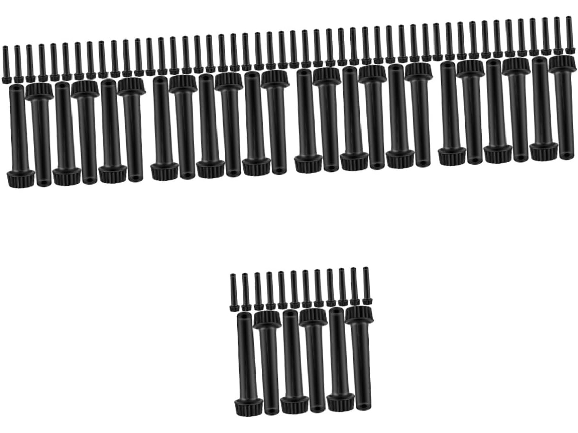 Conjunto De 100 Peças De Botões De Reposição Para Luminárias Estilo Americano. Puxadores Antiderrapa Gokoco