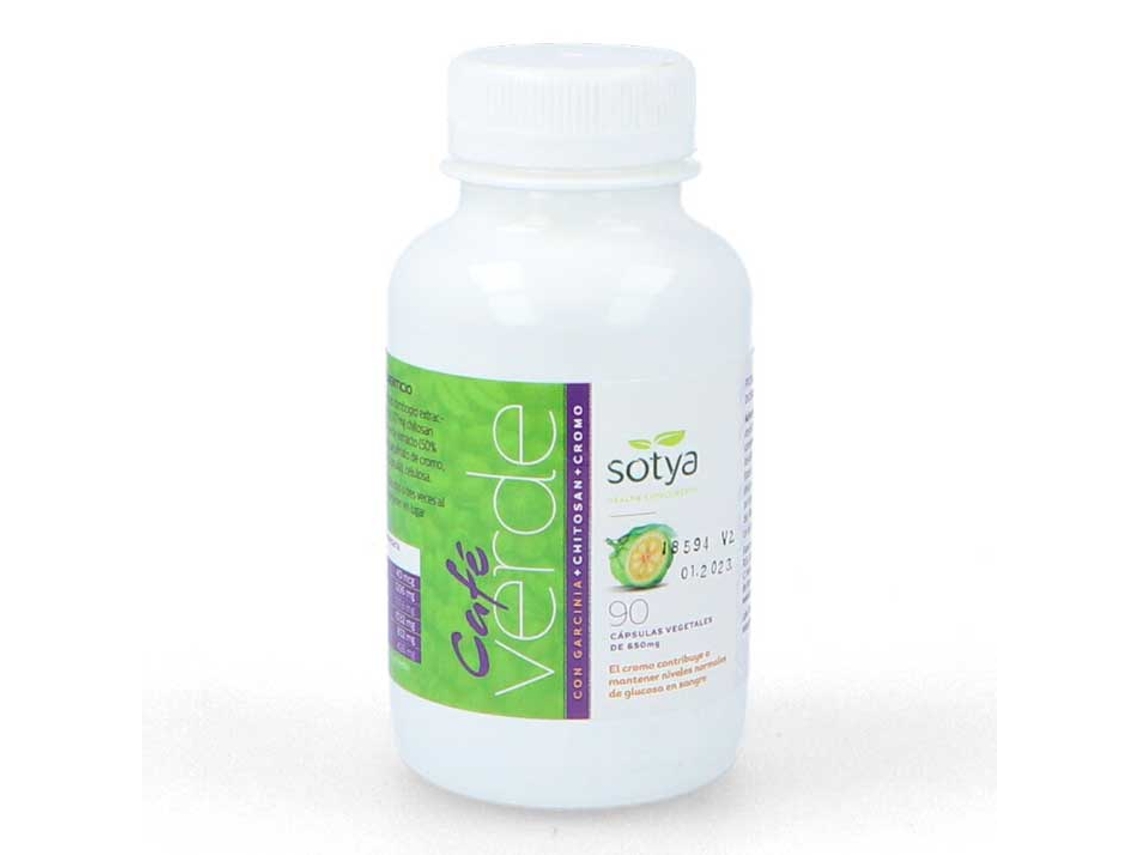 Café SOTYA Verde com Garcinia-Chitosán-Cromo 650Mg
