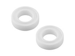 Laxiscreed Pack De 2 Rolamentos De Esferas De Cerâmica Zro₂ Micro 6800 Branco Para Máquinas