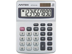 Calculadora Básica MITSAI 5165 SL Cinzento (Outlet Caixa Aberta - 10 dígitos)