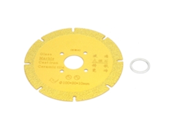 Disco de serra circular diamantado 100*10mm para corte de porcelana, Turbo, disco de corte diamantado