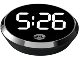Relógio Digital Para Carro Com Visor Led Temporizador E Luz