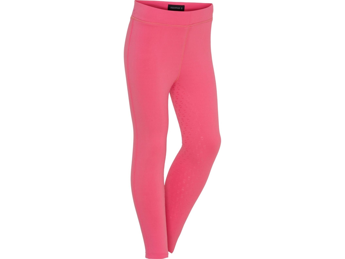 Legging de Equitação Full Grip para Rapariga EQUIPAGE Java