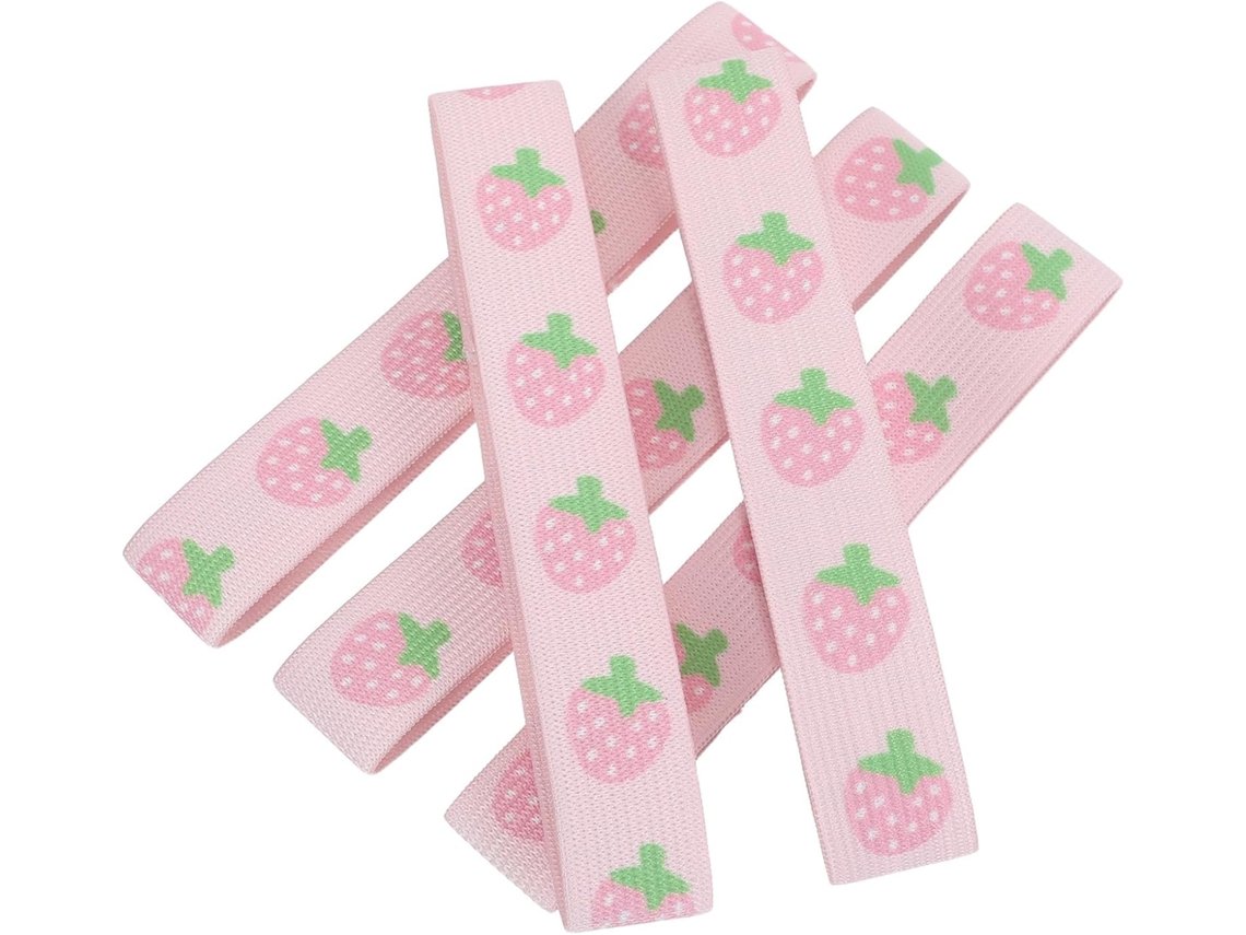 Conjunto De 5 Faixas Elásticas De Poliéster Com Fecho Resistente E Design