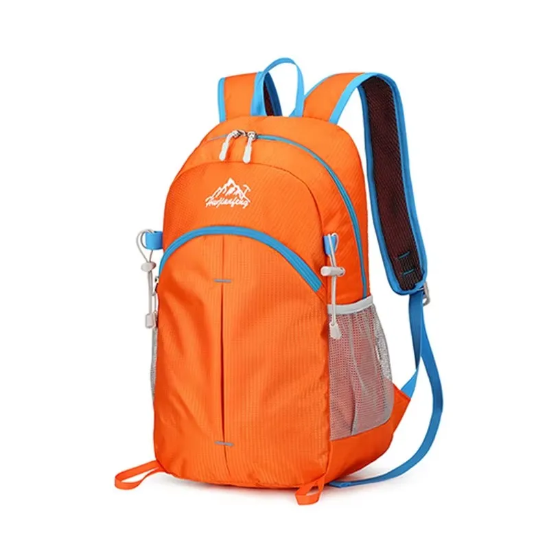 (8023-laranja) Mochila De Viagem Dobrável E Portátil, Unissex