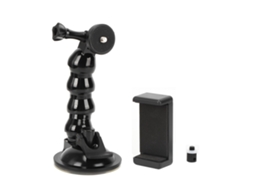 Soporte De Ventosa Flexible Em Forma De Serpiente Para Cámara De Movimiento Abs Com Clip Para Telefone Móvel Para Fimi
