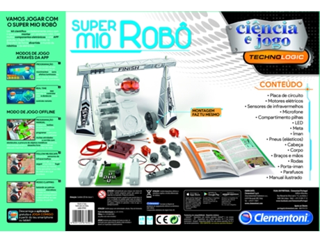 Robô CLEMENTONI Super Mio (Idade Mínima Recomendada: 8 anos)