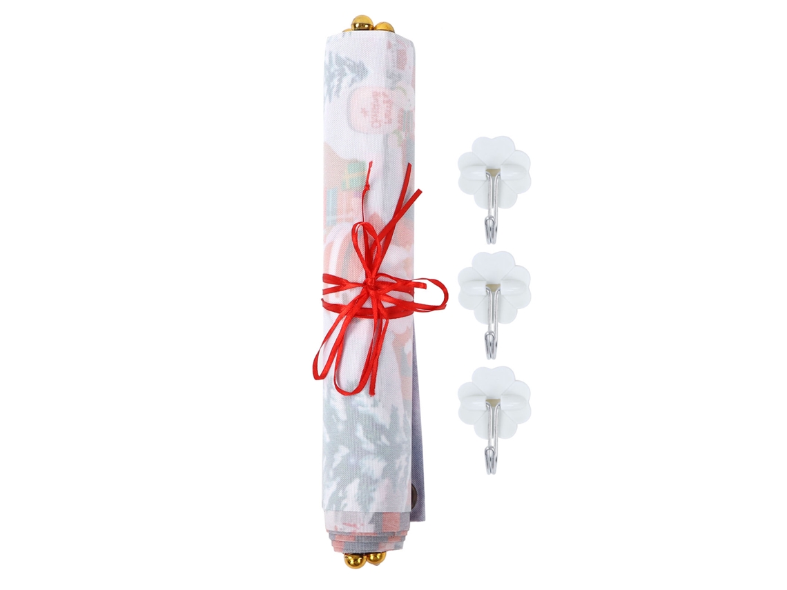 Decorações De Natal Laxiscreed Vermelhas E Pretas Para Varanda, Reutilizáveis Para Interior E Exterior