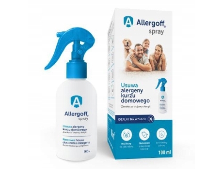 Spray neutralizador de alérgenos contra ácaros, 100ml Alergoff Icb Pharma