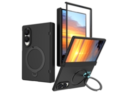 Capa Eifson Para Samsung Galaxy Z Fold8, Com Protetor De Tela, Proteção Para Dobradiças - Compatível - Preto