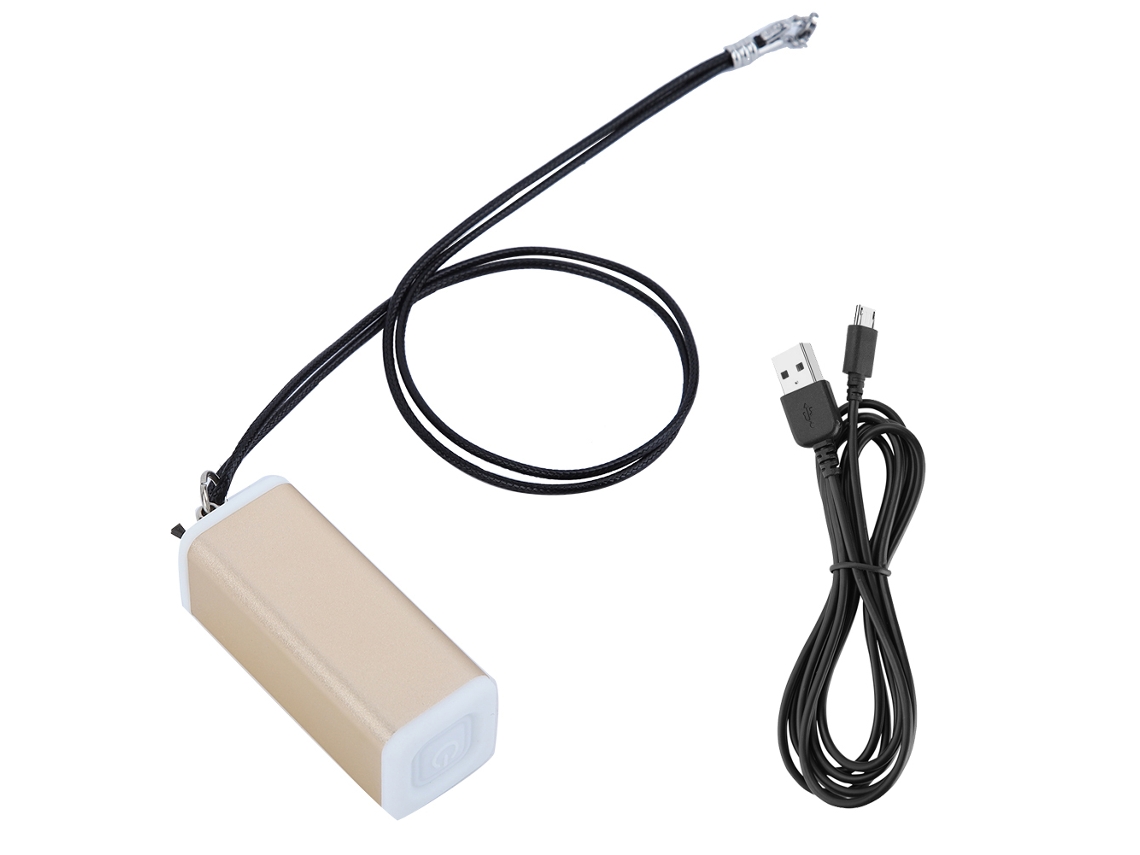 Laxiscreed Purificador De Ar Portátil Com Íons Negativos, Usb Para Pescoço, Elimina Pm2.5 E Fumo Passivo