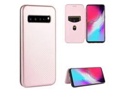 Capa De Tpu Pc Couro Pu Com Textura De Fibra De Carbono Horizontal Com Compartimento Para Cartão E Corda Para Samsung Galaxy S20 Ultra