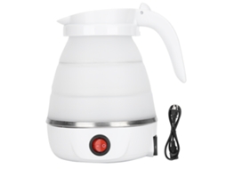 Chaleira Elétrica Dobrável de Silicone 400w 600ml para viagens e dormitórios | S/MARCA