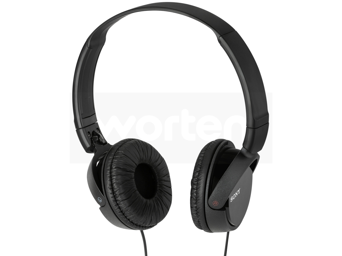 Auscultadores com Fio SONY MDRZX110 (On Ear - Preto)